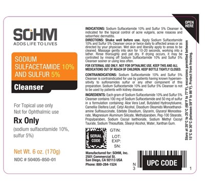 Label-170g (Sohm Ss10 5 Cleanser 6oz Label V2 Page 0001)